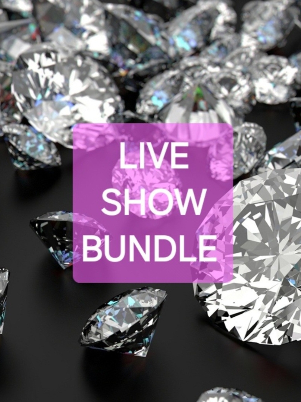 Live Show Bundle - Silver Clear Crystal Jewelry Set